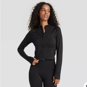 JoyLab Women's Black Zip-Up Jacket